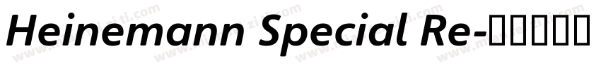 Heinemann Special Re字体转换